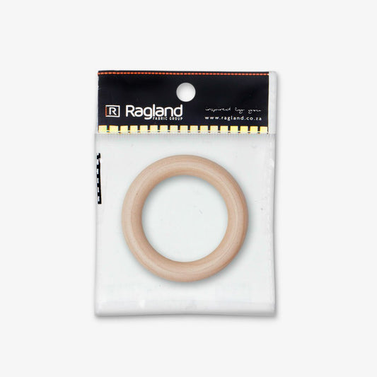 Ring Wooden 60mm - Ragland Fabrics