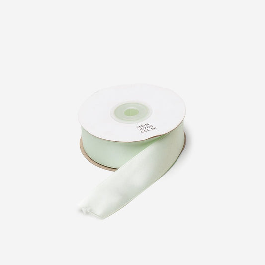 Satin Ribbon 25mm Mint 56 - Ragland Fabrics