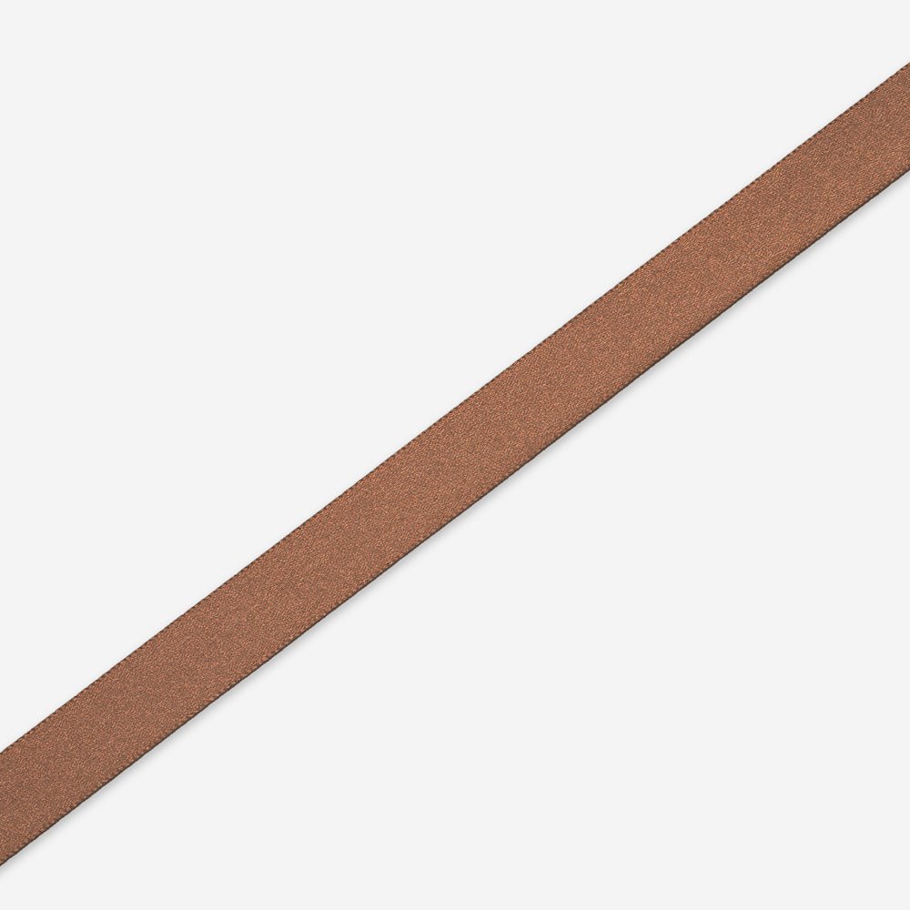 Satin Ribbon 15mm Light Brown (20m Rolls) - CLEARANCE - Ragland Fabrics