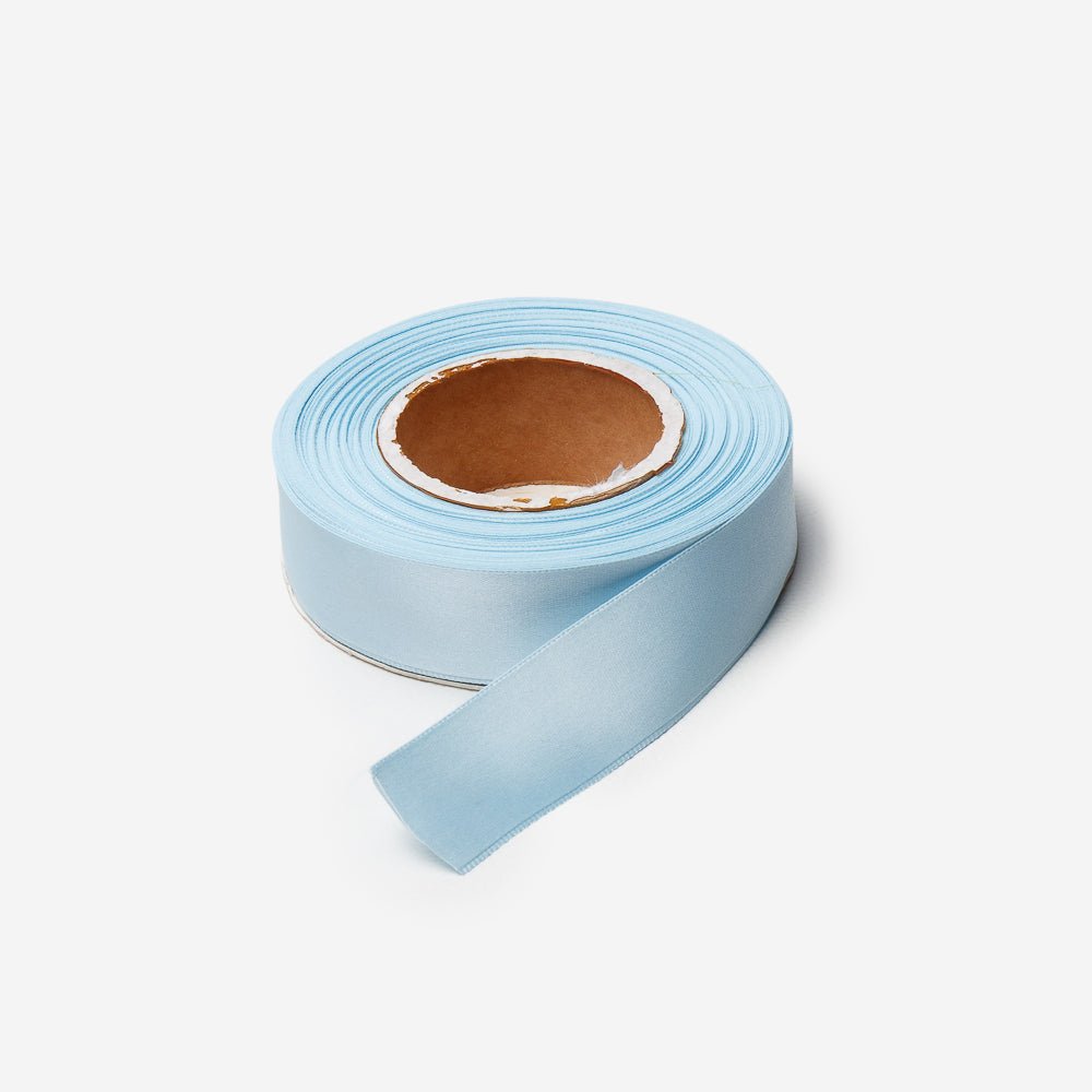 Satin Ribbon 25mm Baby Blue (20met) - CLEARANCE - Ragland Fabrics