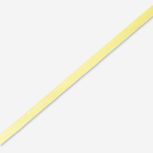 Satin Ribbon 8mm Yellow (200met) - CLEARANCE - Ragland Fabrics