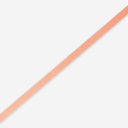 Satin Ribbon 8mm Apricot (20met) - CLEARANCE - Ragland Fabrics