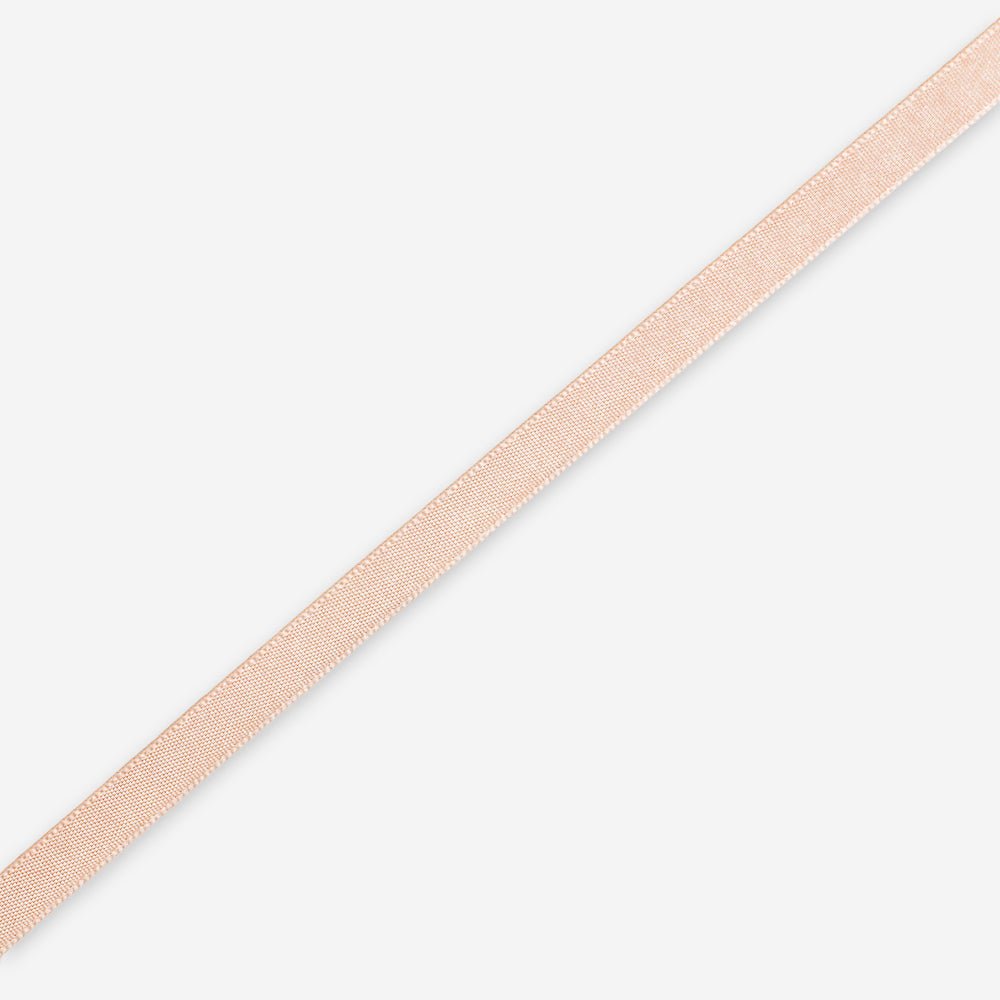 Satin Ribbon 8mm Peach (20met) - CLEARANCE - Ragland Fabrics