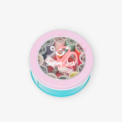 Sewing Kit Round Tin - TO BE DISCONTINUED - Ragland Fabrics