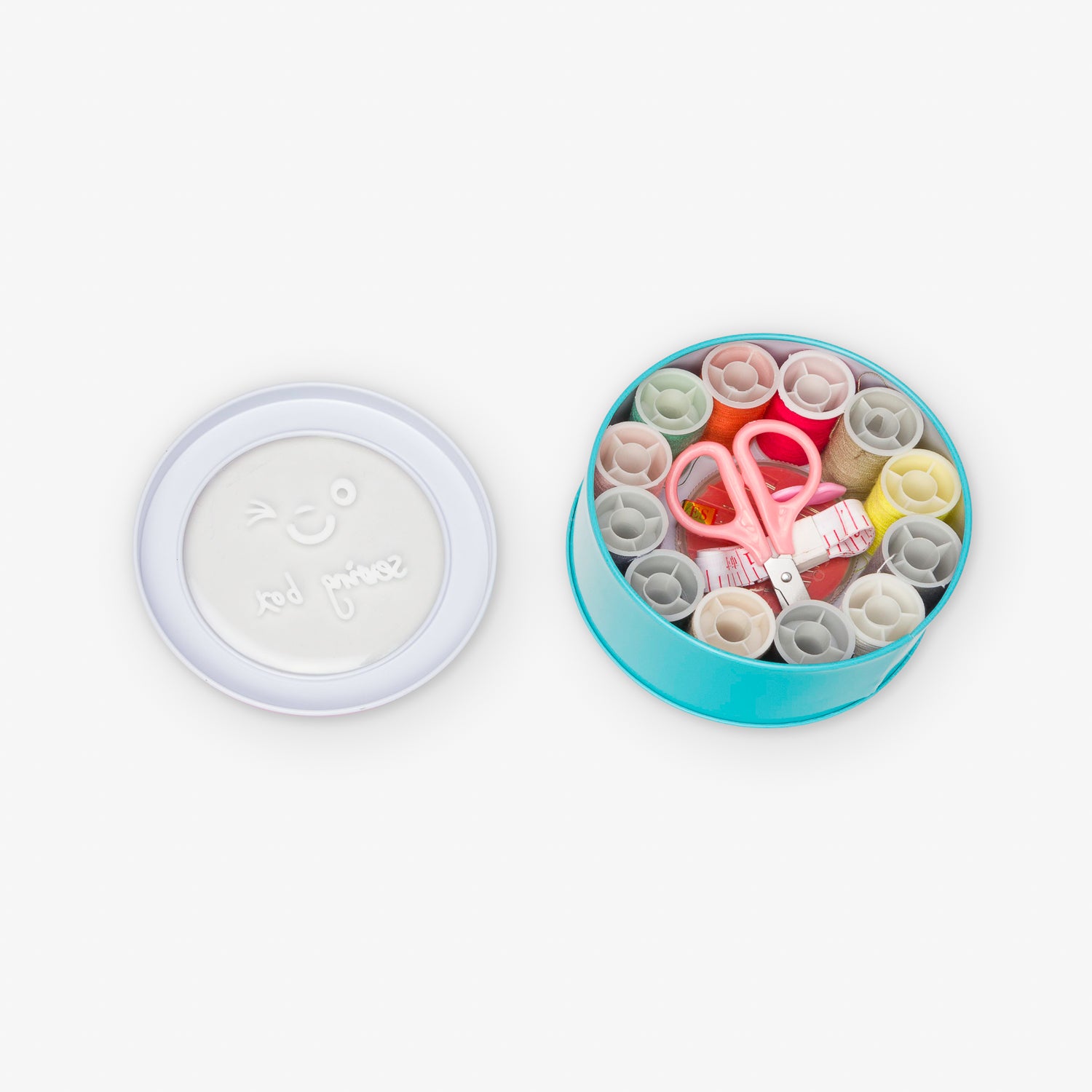 Sewing Kit Round Tin - TO BE DISCONTINUED - Ragland Fabrics