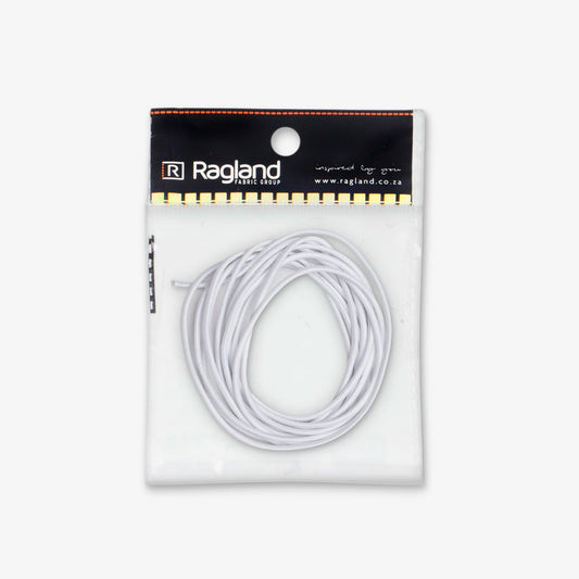 Shock Cord Pre Pack 2.0mm - White & Black - Ragland Fabrics