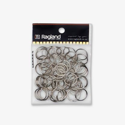 Split Rings 25mm Metal - Ragland Fabrics
