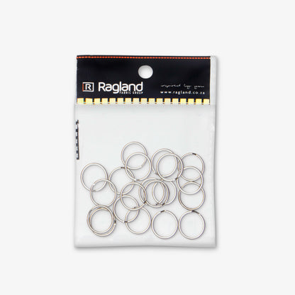 Split Ring 15mm Metal - Ragland Fabrics
