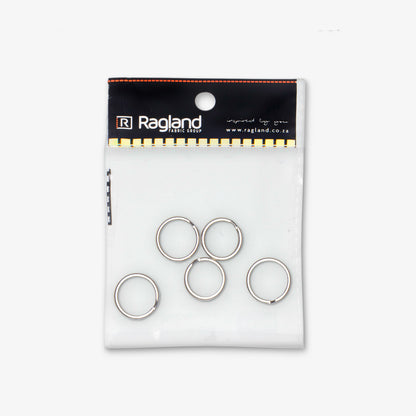 Split Ring 15mm Metal - Ragland Fabrics