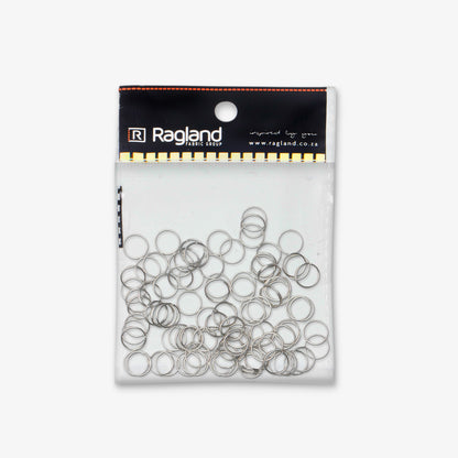 Split Rings 10mm Metal - Ragland Fabrics