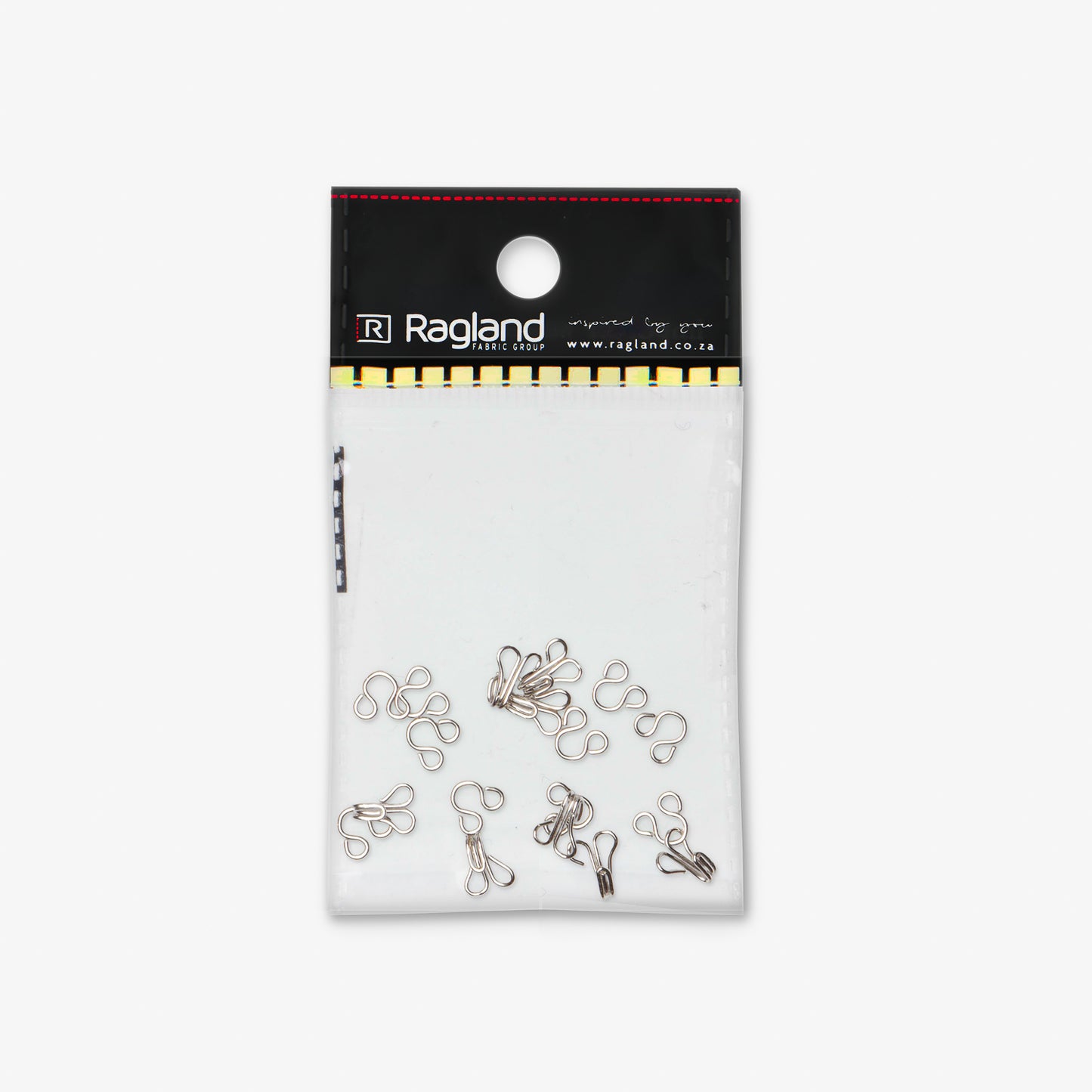 Hooks & Eyes Silver - Size 0 - Ragland Fabrics