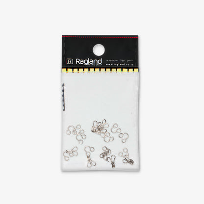 Hooks & Eyes Silver - Size 0 - Ragland Fabrics