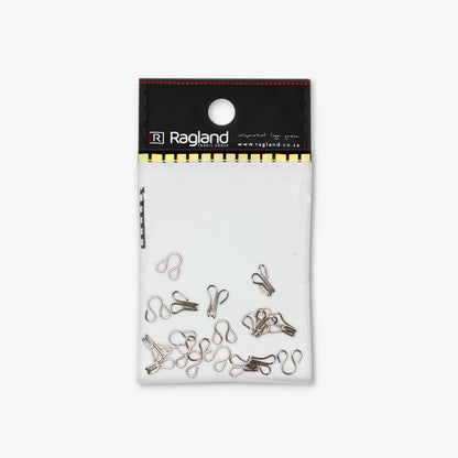 Hooks & Eyes Silver - Size 2 - Ragland Fabrics