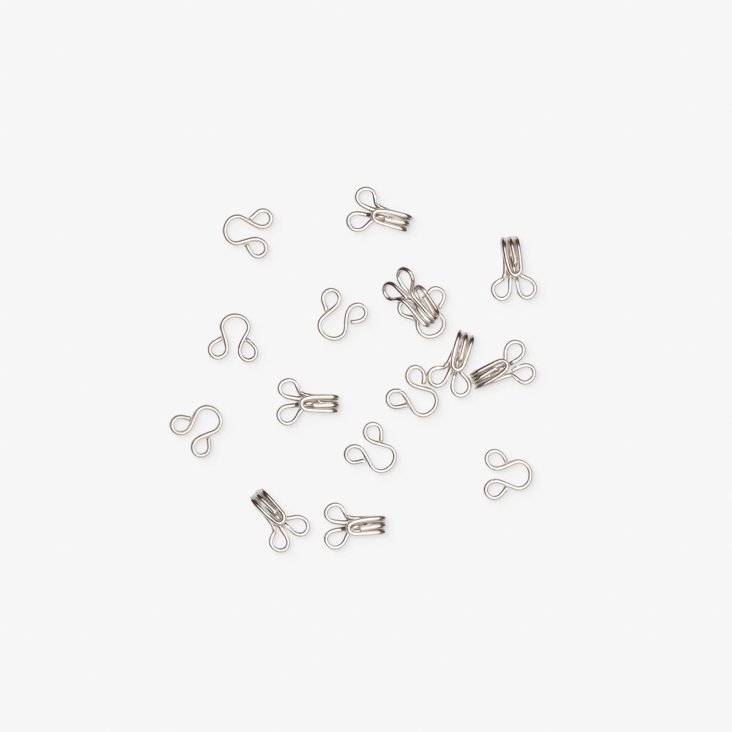 Hooks & Eyes Silver - Size 2 - Ragland Fabrics