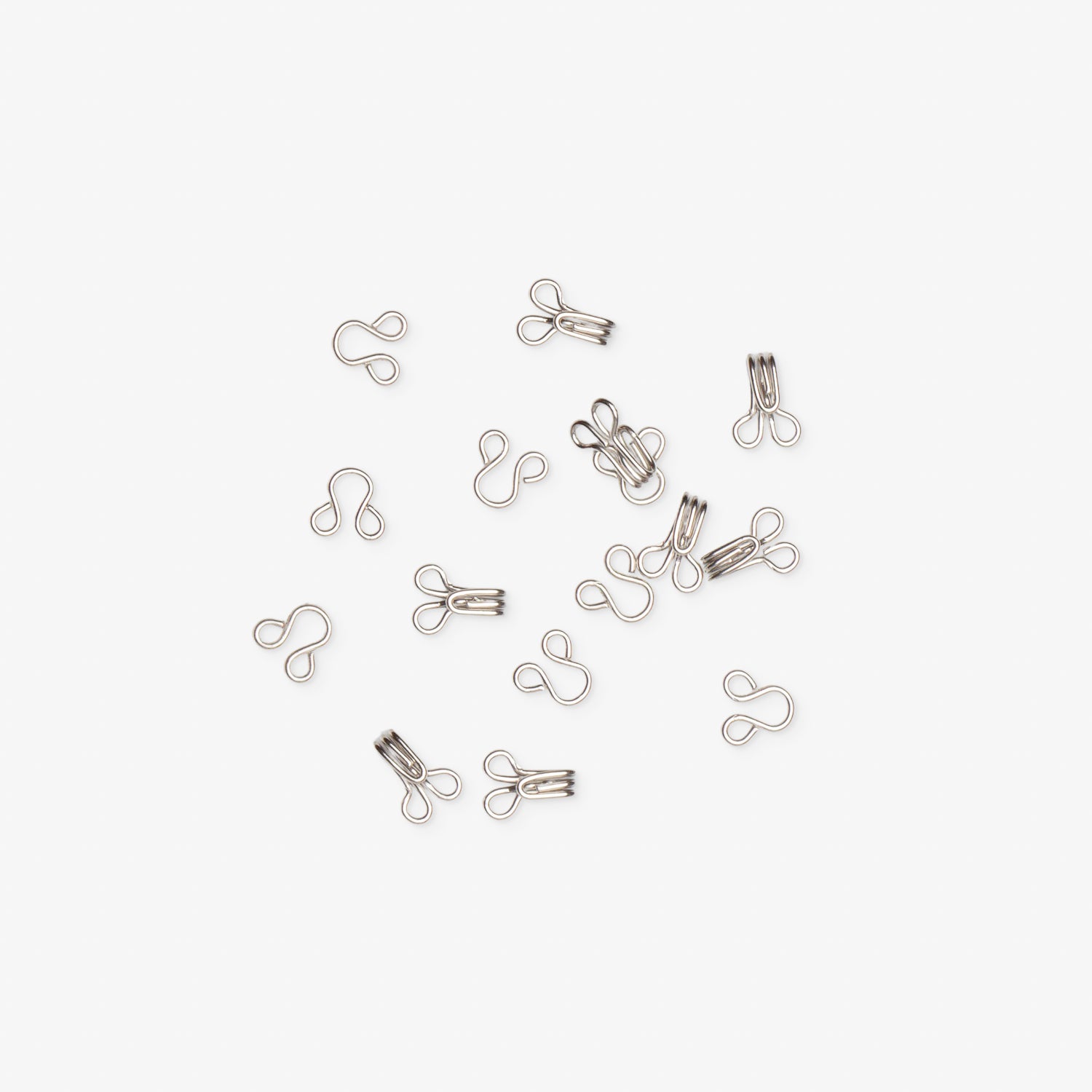 Hooks & Eyes Silver - Size 2 - Ragland Fabrics