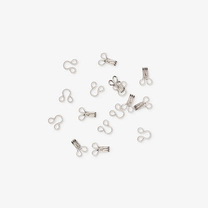 Hooks & Eyes Silver - Size 2 - Ragland Fabrics
