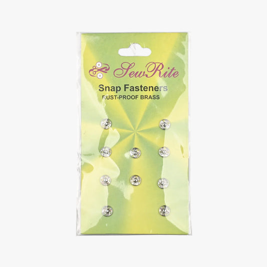 Press Studs - Size 00 Silver - Ragland Fabrics