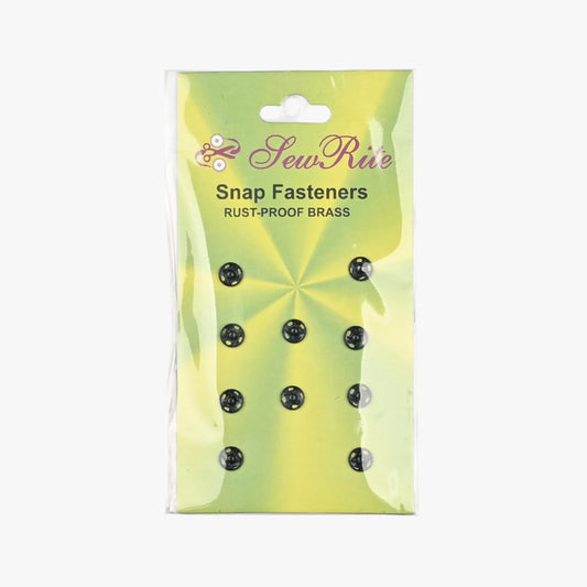 Press Studs - Size 00 Black - Ragland Fabrics