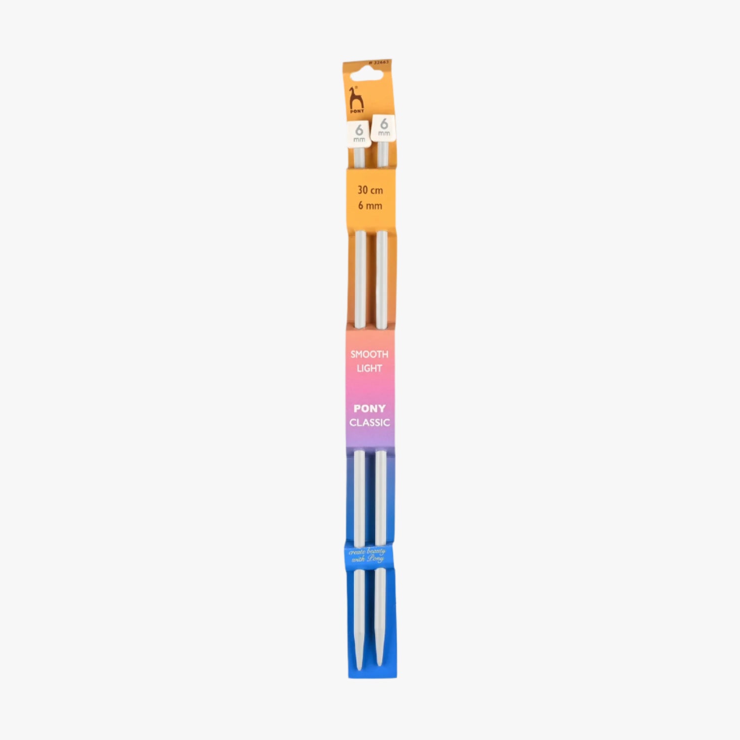 Knitting Needle 30cm / 6mm - Ragland Fabrics