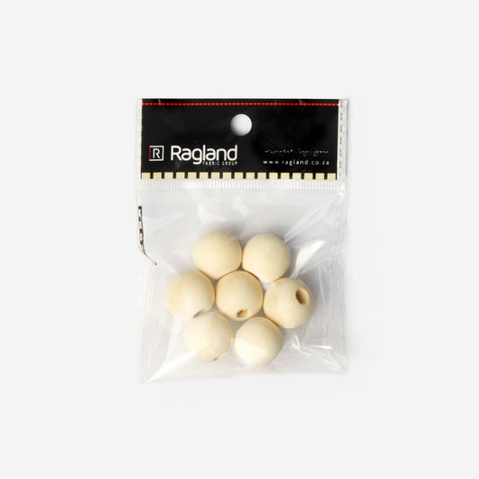 Wooden Beads (Assorted Sizes) - Ragland Fabrics