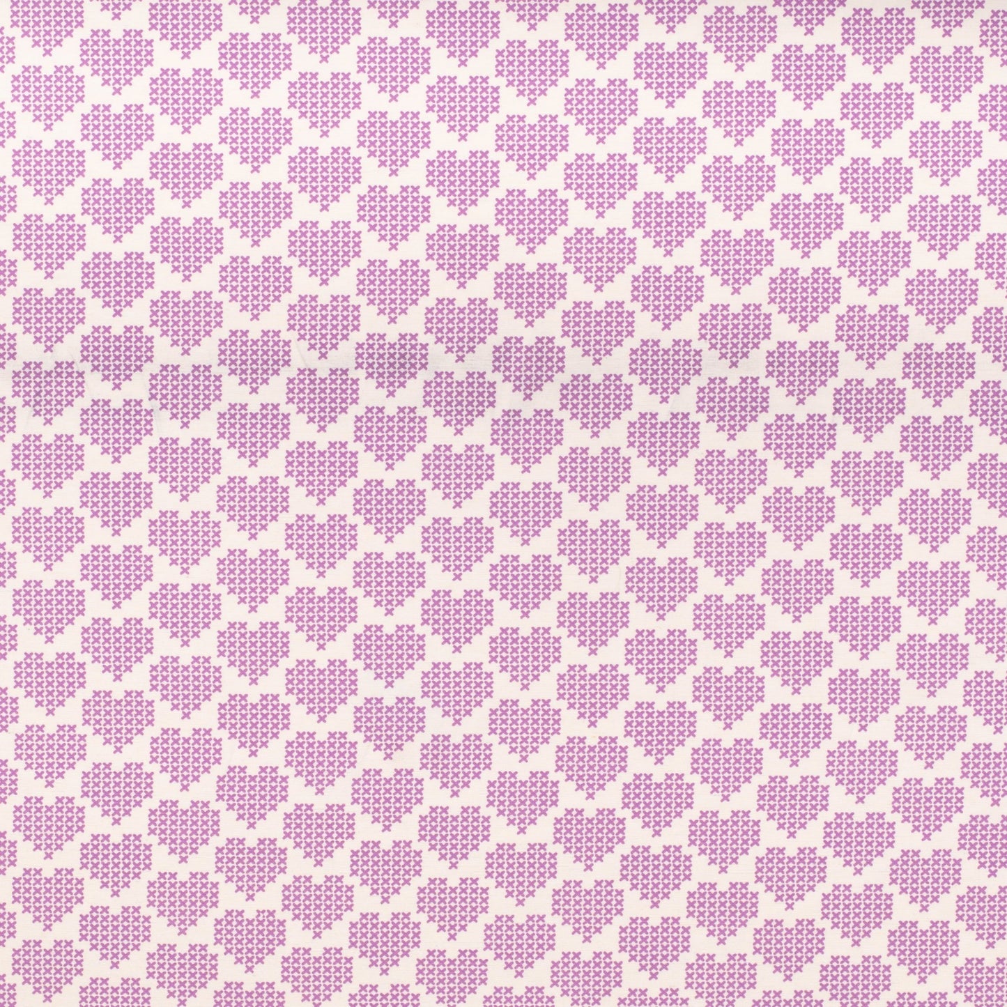 Printed Poly Cotton Sweetheart Purple 140cm - Ragland Fabrics