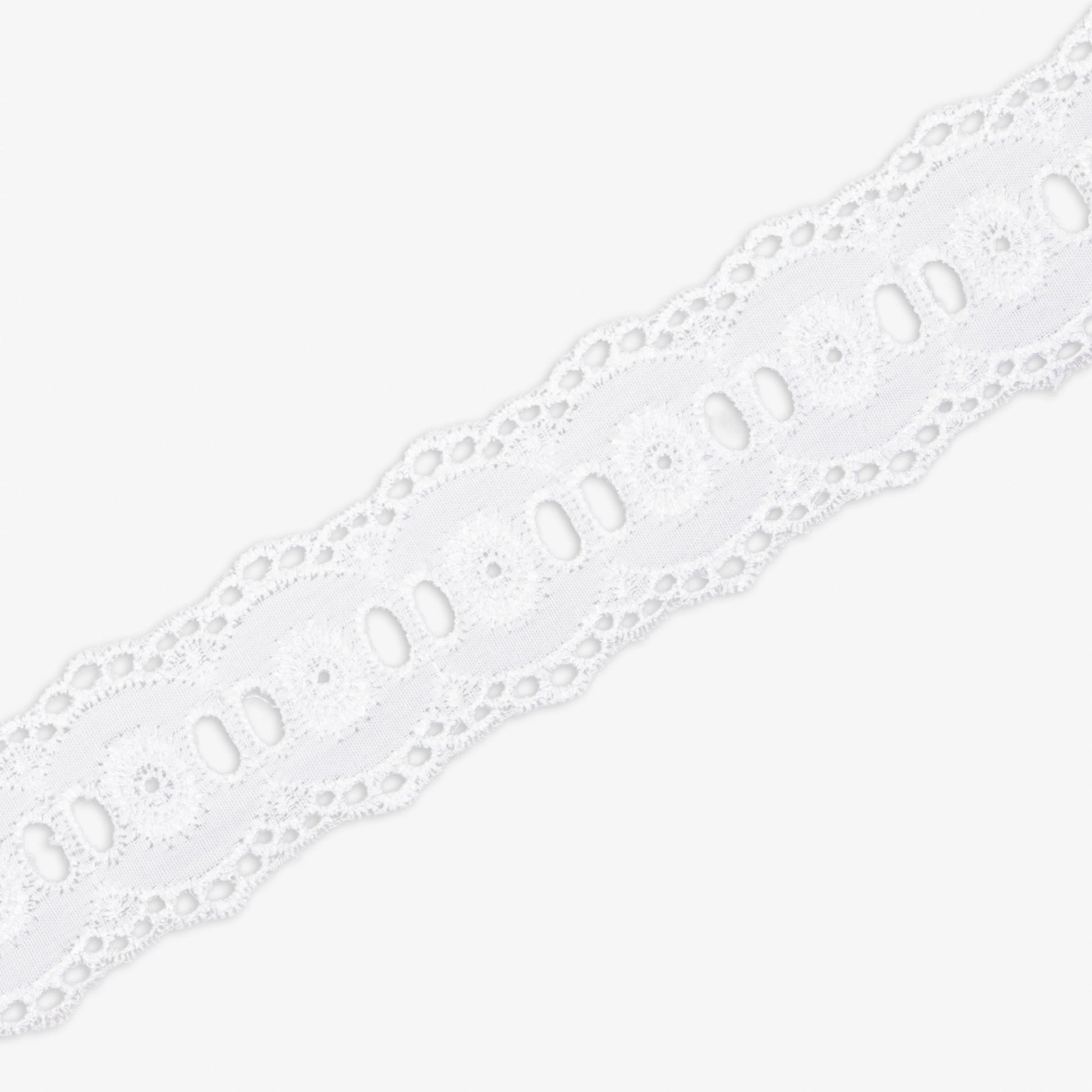 Lace Anglaise Matt White Art. (MYA7B) - Ragland Fabrics