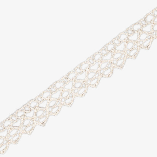 Lace Torchon Cream Art. (267) 30mm - Ragland Fabrics