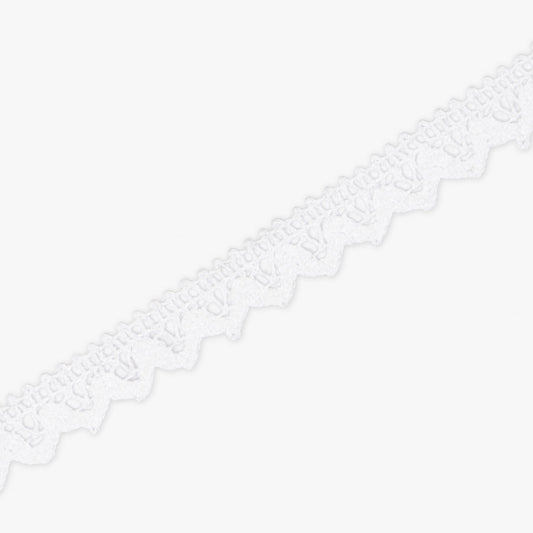 Lace Torchon White Art. (3355NS) 20mm - Ragland Fabrics