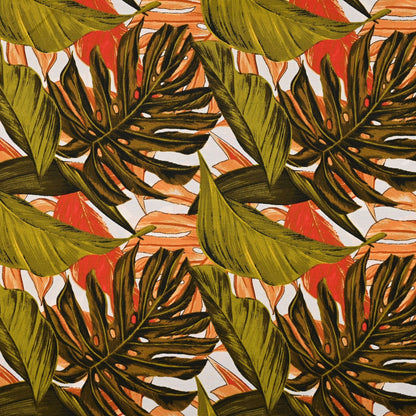Printed Poly Cotton Jungle 280cm Brown - Ragland Fabrics