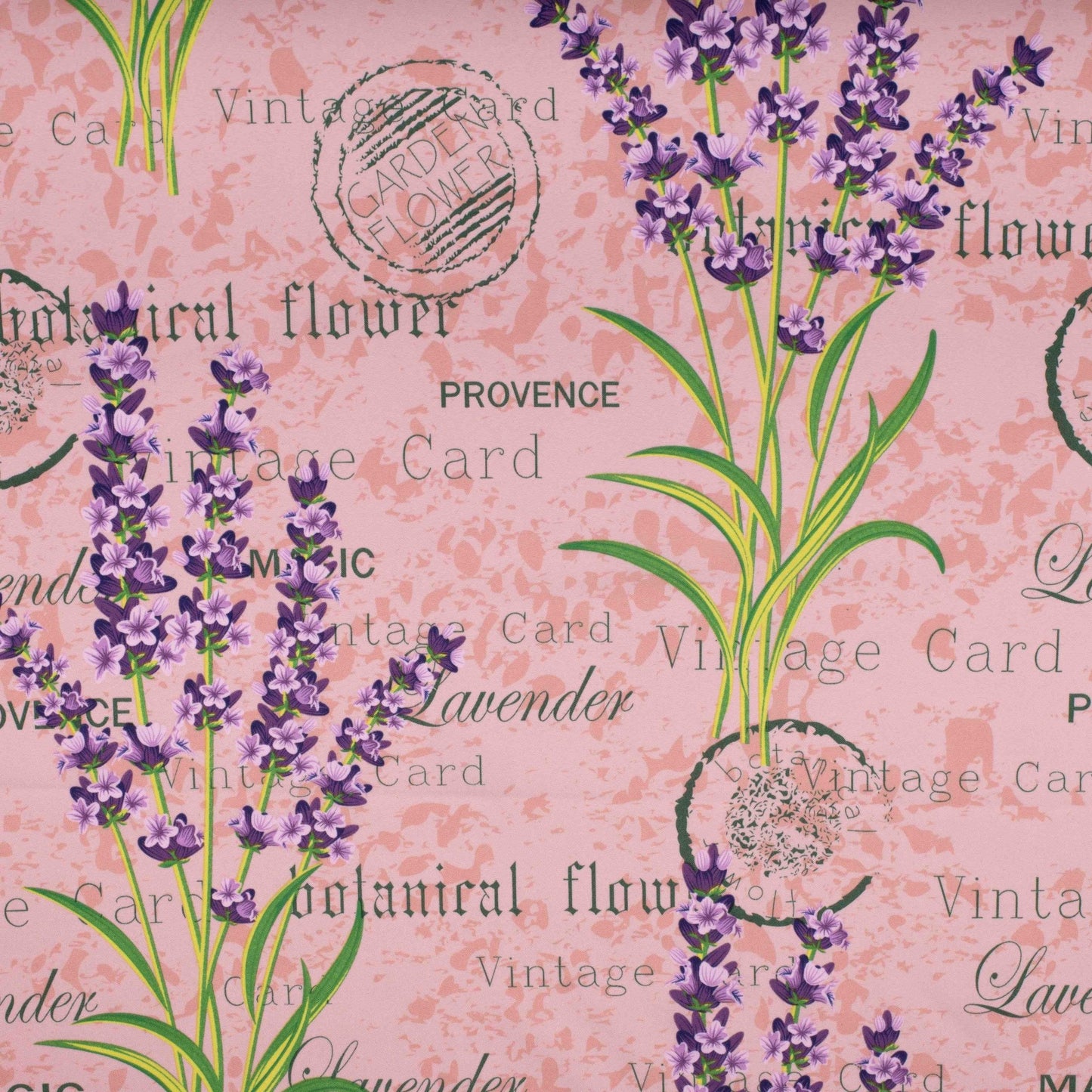Printed Mini Matt Vintage Lavender Magic Pink - Ragland Fabrics