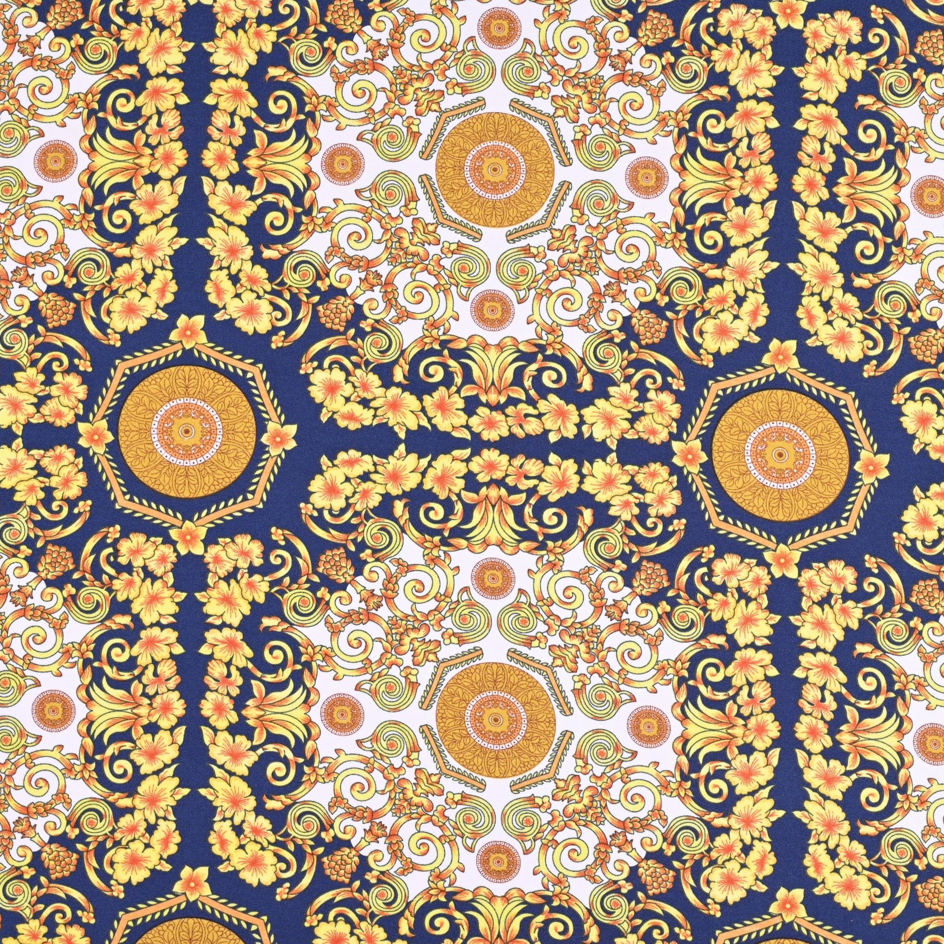 Printed Mini Matt Pendant Navy - Ragland Fabrics
