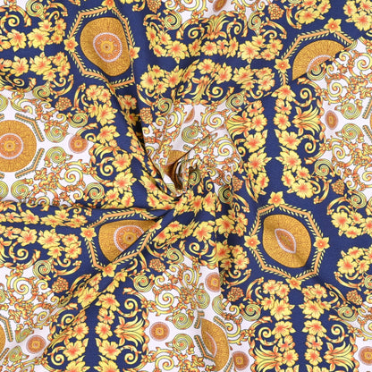 Printed Mini Matt Pendant Navy - Ragland Fabrics