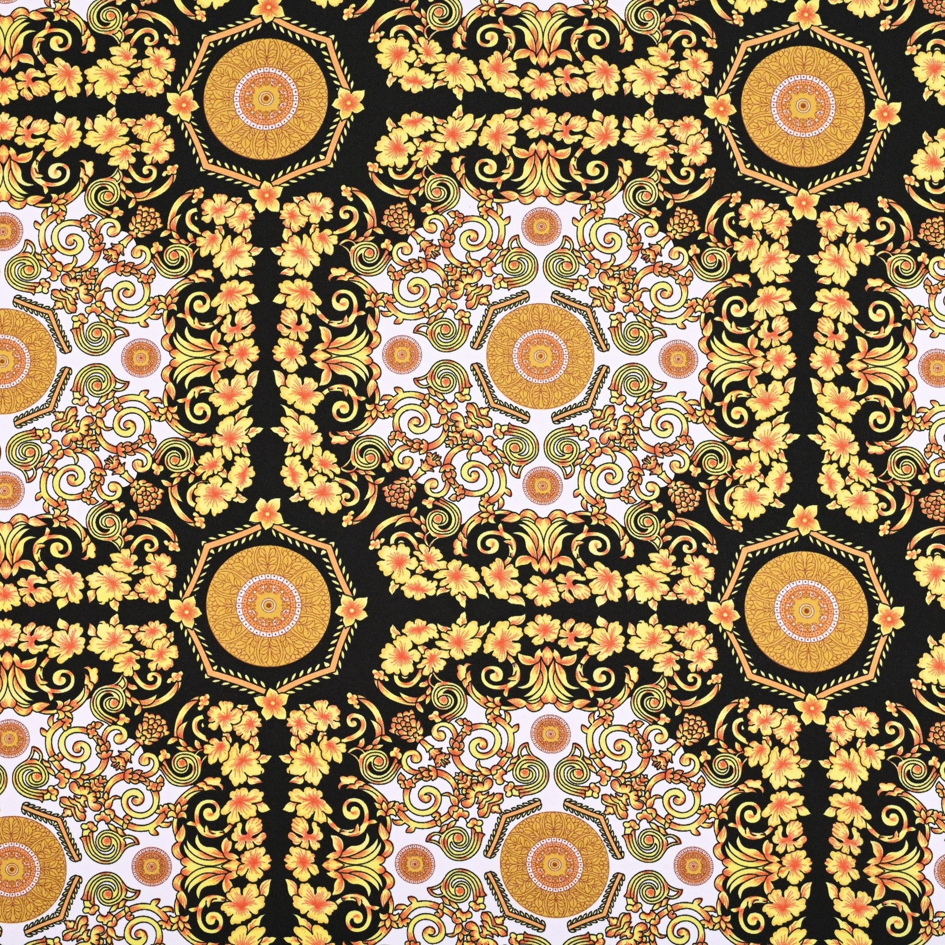 Printed Mini Matt Pendant Black - Ragland Fabrics