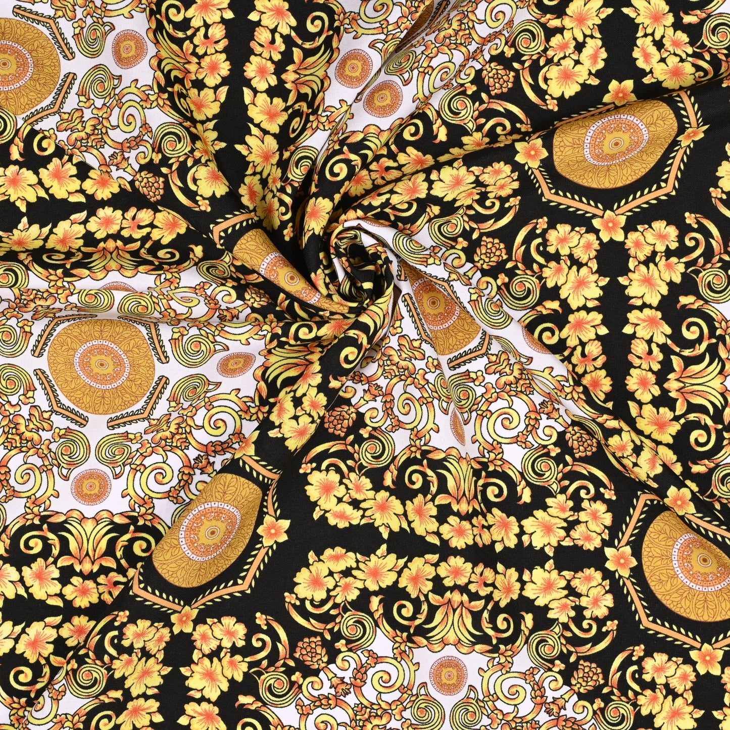 Printed Mini Matt Pendant Black - Ragland Fabrics