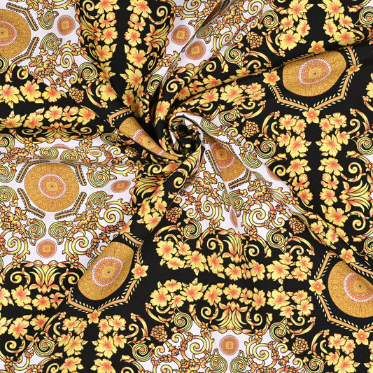 Printed Mini Matt Pendant Black - Ragland Fabrics