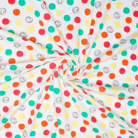 Cotton Knit Smiley Print - Ragland Fabrics