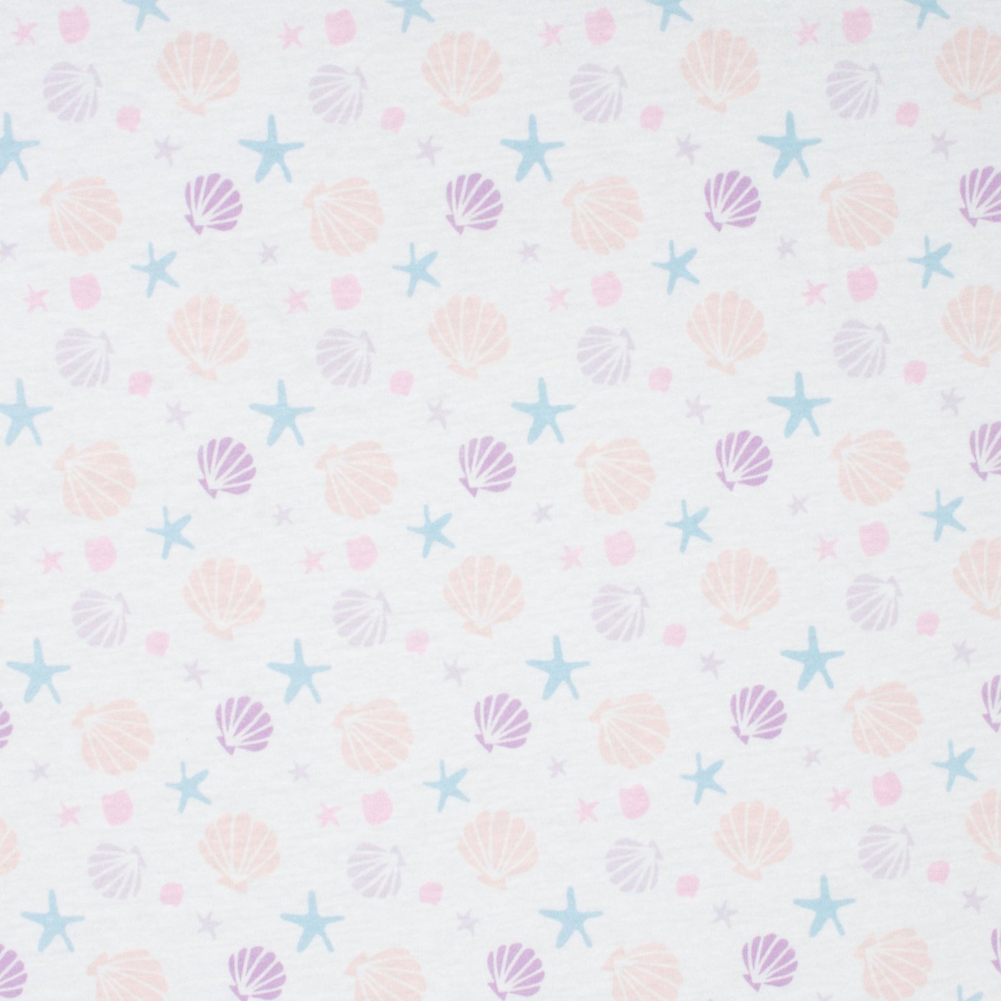 Cotton Knit Shells & Star Fish - Ragland Fabrics