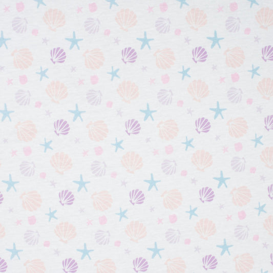 Cotton Knit Shells & Star Fish - Ragland Fabrics