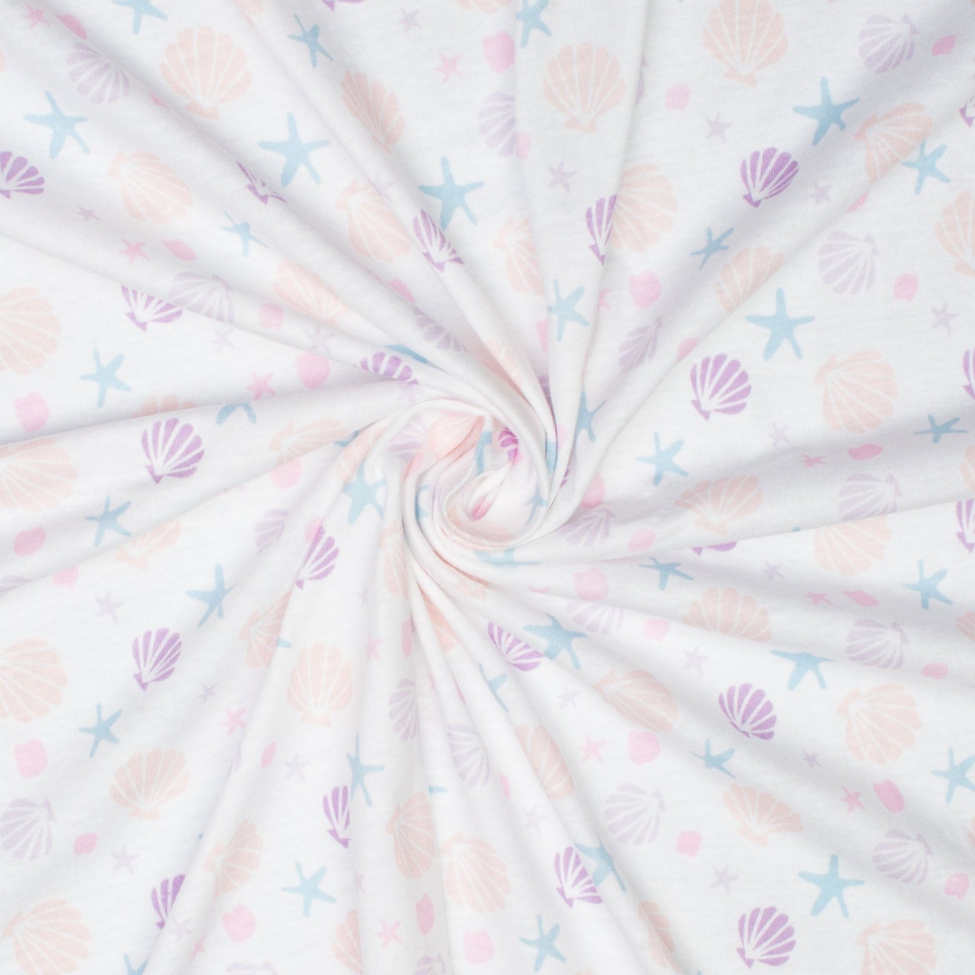 Cotton Knit Shells & Star Fish - Ragland Fabrics