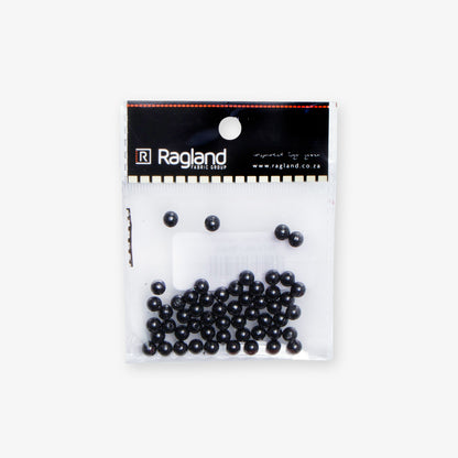 Pearl Beads 6mm | Black - Ragland Fabrics