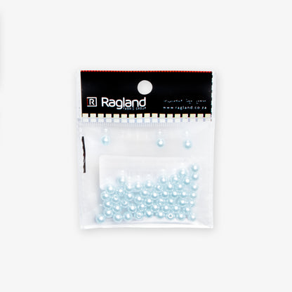 Pearl Beads 6mm | Blue - Ragland Fabrics