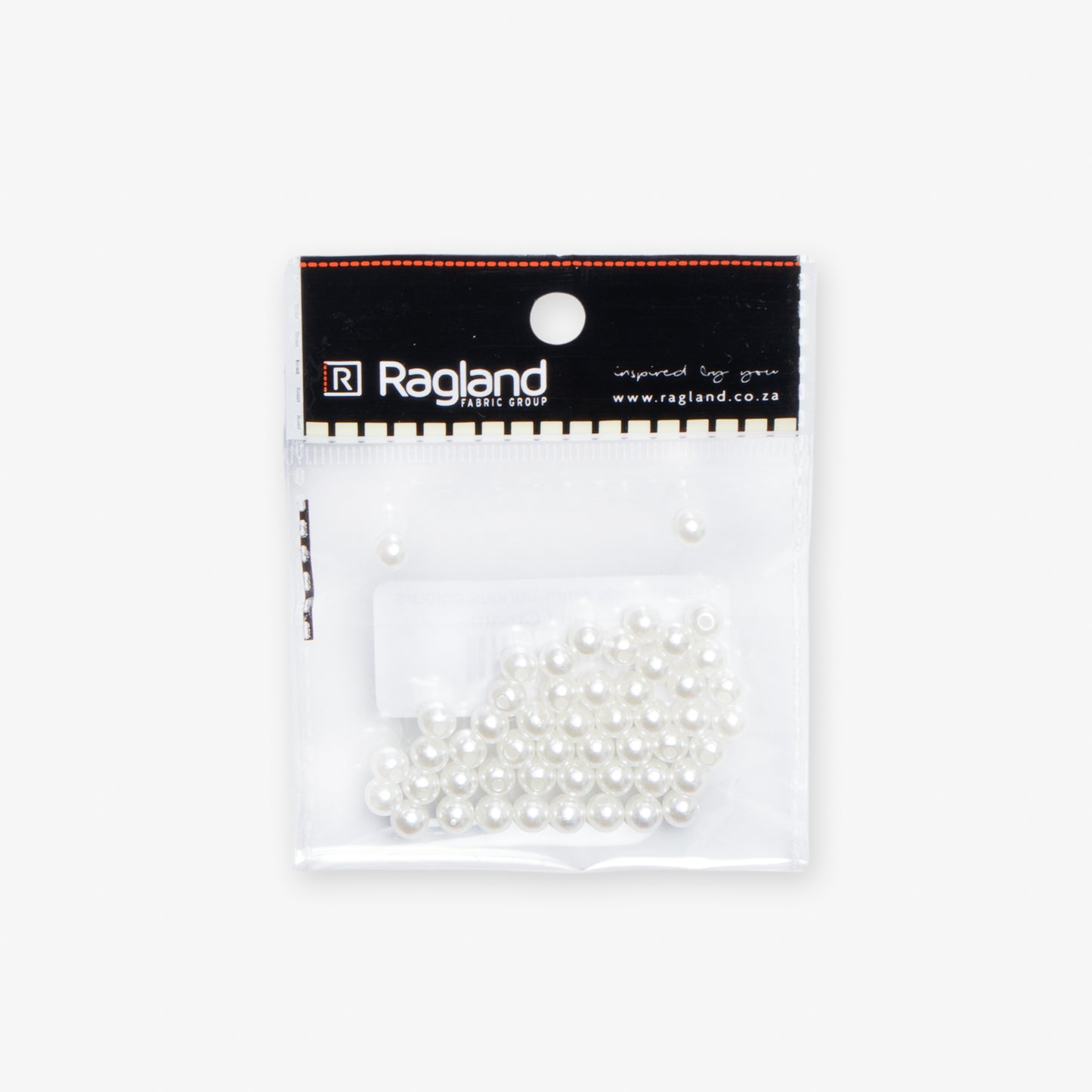 Pearl Beads 6mm | White - Ragland Fabrics