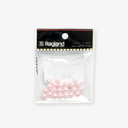 Pearl Beads 8mm | Pink - Ragland Fabrics