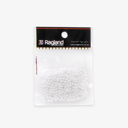Pearl Beads 4mm White - Ragland Fabrics