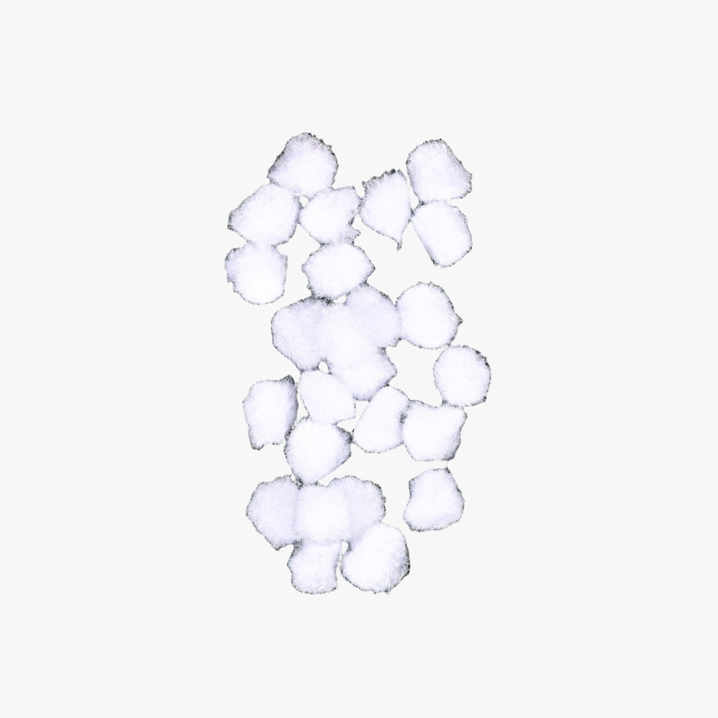 Pom Poms - White 15mm | 25pc TBD - Ragland Fabrics