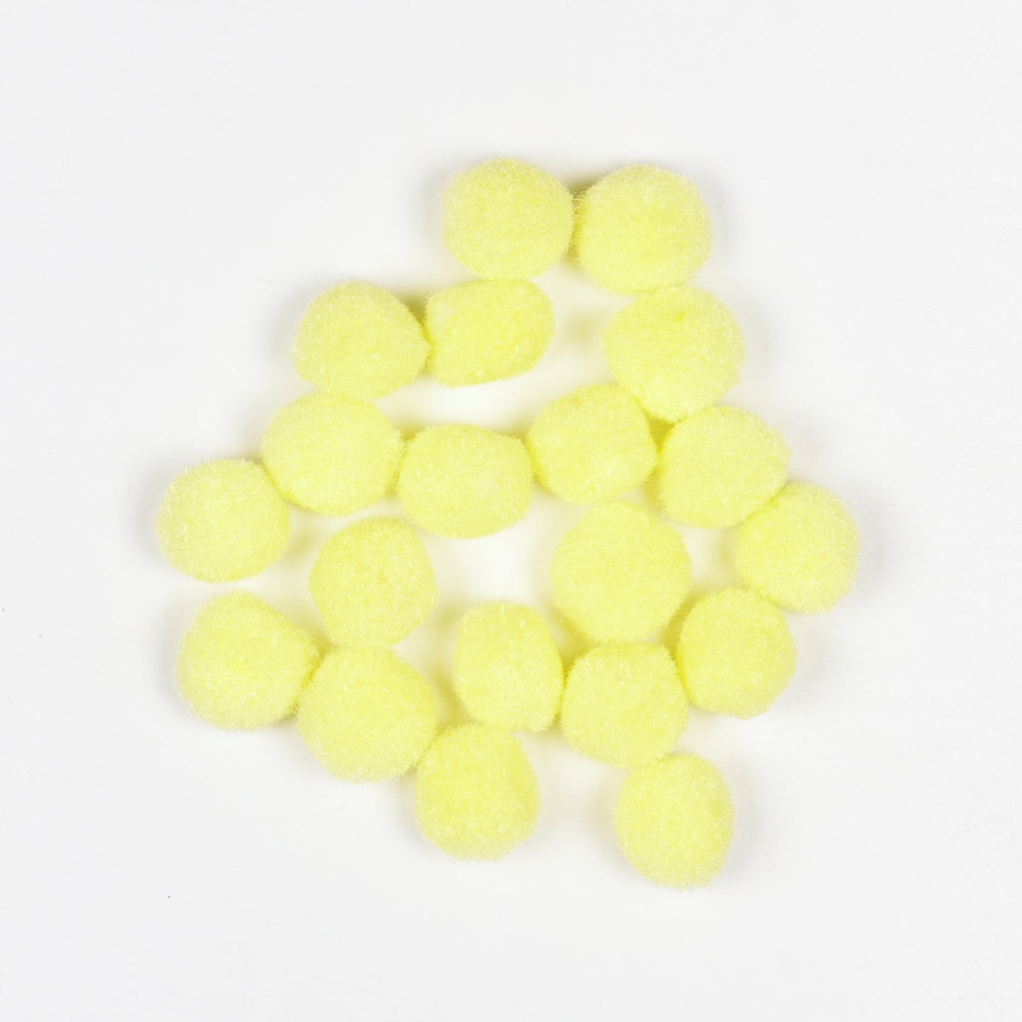 Pom Poms - Yellow 25mm | 25pc & 100pc TBD - Ragland Fabrics