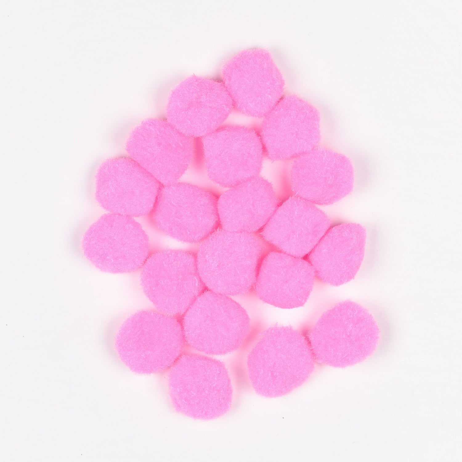 Pom Poms - Pink 15mm | 25pc & 100pc TBD - Ragland Fabrics