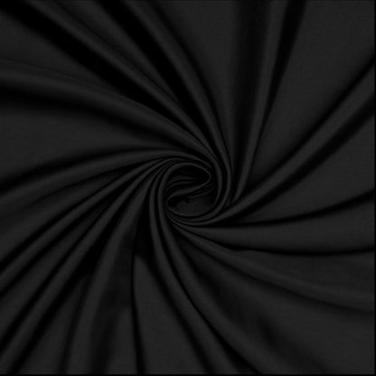 Pongee Lining Black 150cm - Ragland Fabrics
