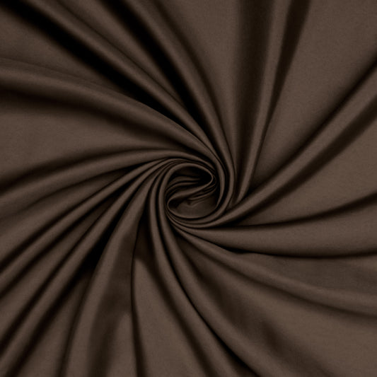 Pongee Lining Choc 34 150cm - Ragland Fabrics