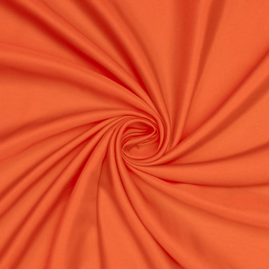 Pongee Lining Orange Col.14 150cm - Ragland Fabrics